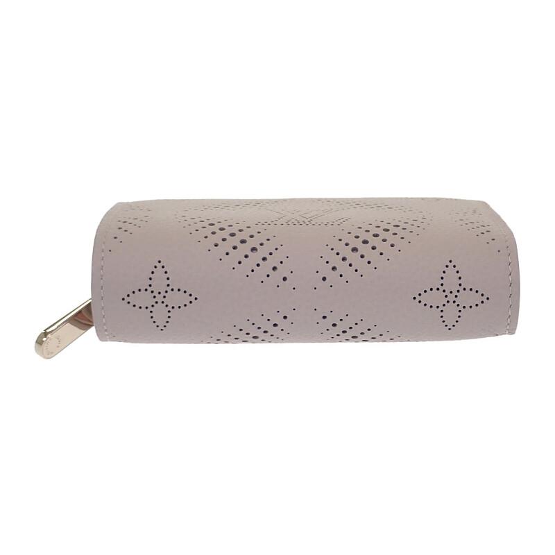 Louis Vuitton M13470 Bifold Wallet Bloom Grey/pink Monogram Mahina Women