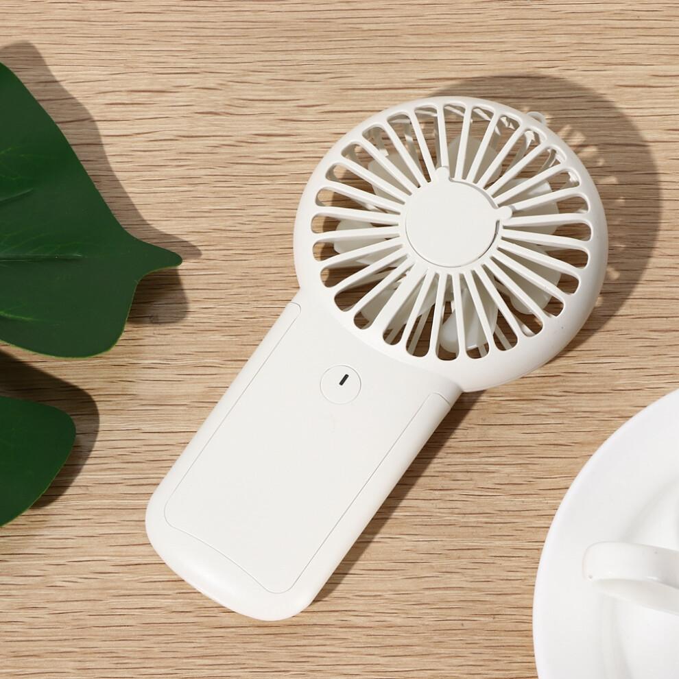 USB Rechargeable Handheld Fan Lightweight And Quiet With Brushless Technology Strong Cooling Performance For Everyday Use