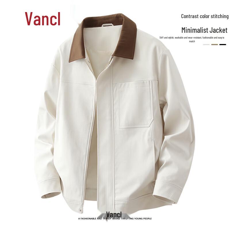 VANCL Men's Retro Lapel Casual Jacket