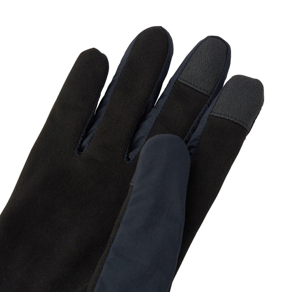 WINDSTOPPER Breath Thermo Gloves (Touchscreen Compatible) [Unisex] B2JYC575 09 Black Unisex Size S