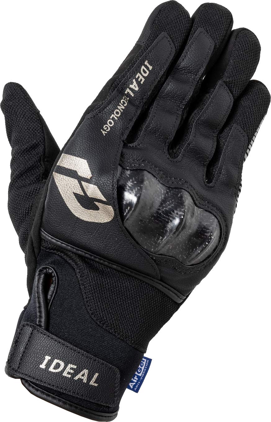 

Yamashiro ID010 IDEAL ID-010 SHARP Motorcycle Gloves, Black, 2XL 2XL size чёрный