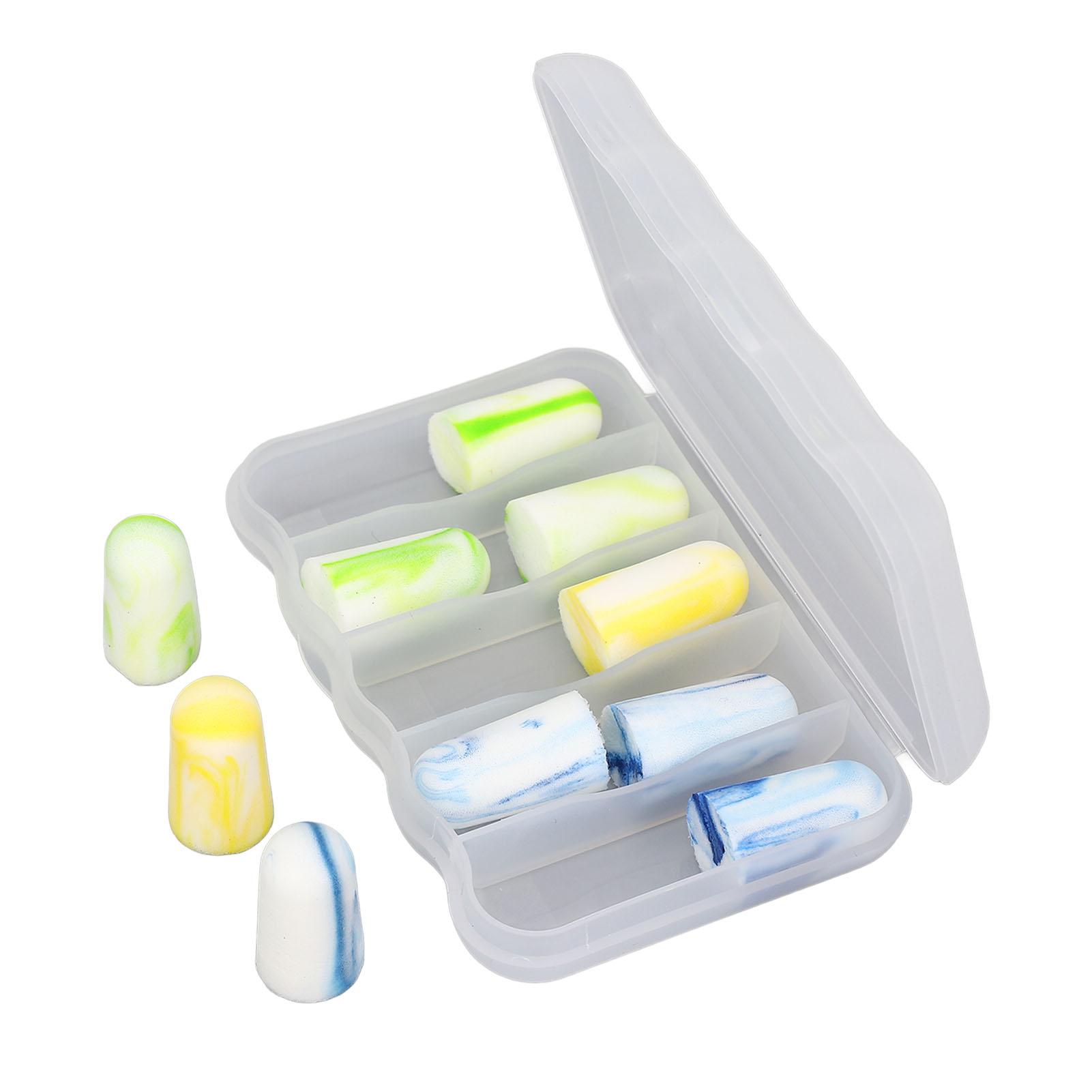 

10 шт. силиконовые беруши с шумоподавлением, медленный отскок, удобная посадка, мягкие беруши для сна