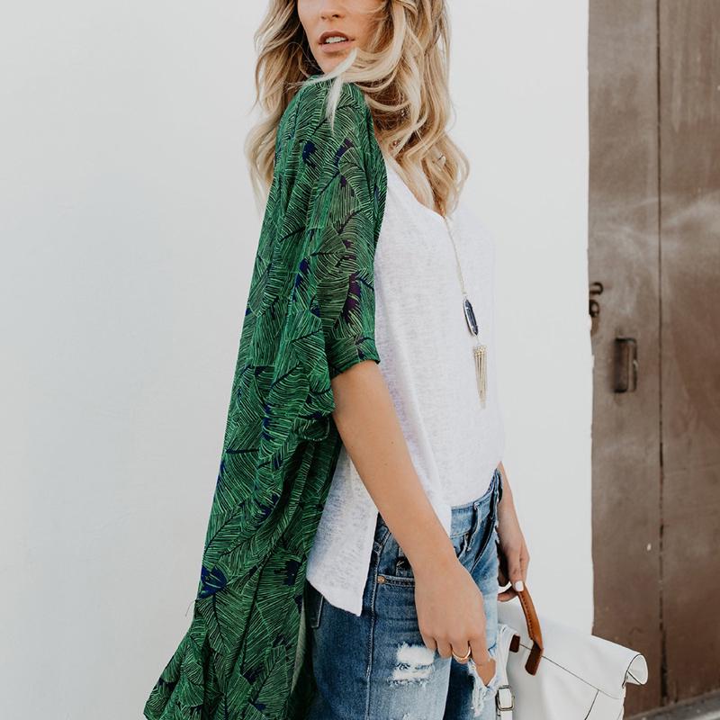 AU Women Chiffon Loose Shawl Kimono Cardigan Cover Up Shirts Blouse Long Style AU Women Chiffon Loose Shawl Kimono Cardigan Cover Up Shirts Blouse Long Style