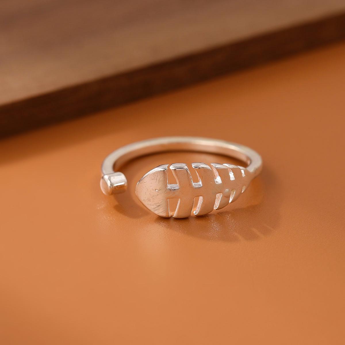 

Милое регулируемое кольцо в корейском стиле «рыбий хвост» для женщин Adjustable Open