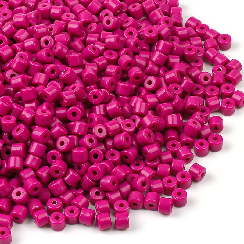 Bunte zylindrische Acrylperlen zur DIY-Schmuckherstellung