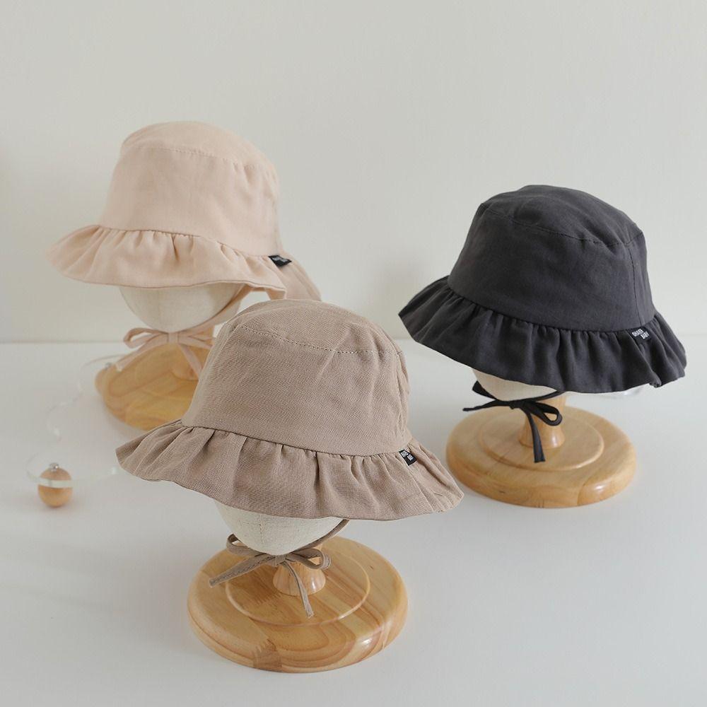 Lightweight UV Block Cap Sun Shade Fisherman Hat New Baby Bucket Hat  Baby
