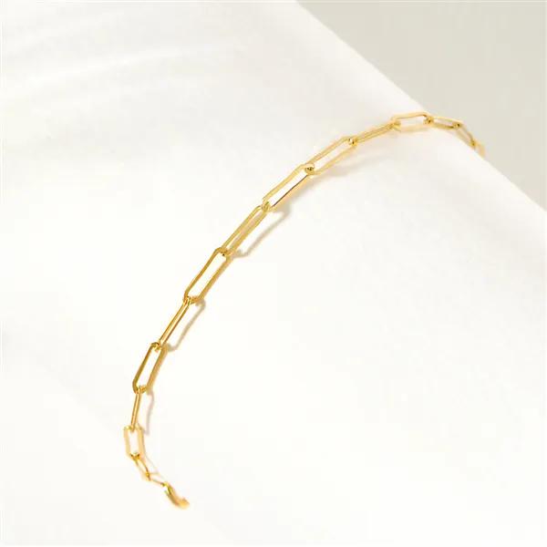 14K Reno Clip Chain Bracelet