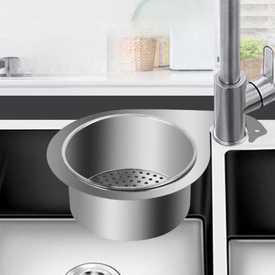 Svan Vattenfilterkorg, Diskbänk i rostfritt stål, Avrinningskorg, Förvaringskorg för köksredskap, Hängande avställningsställ, Förvaringsställ för diskbänk