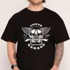 Retro Motorcycle Skull Tshirt 100 Cotton ONeck T Shirt Fashion Short Sleeve Mens Tees Graphic Tshirts