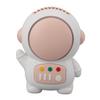 Astronaut Mini Fan Pink USB Rechargeable Quiet Bladeless 2 Speed Adjustments Handheld Astronaut Fan