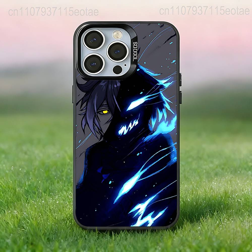 G-Genshin impact Flins Phone Case For iPhone 17,16,15,14,13,12,11,Pro,XS,Max,Plus,Mini,SE4,E Black Matte Shockproof Cover