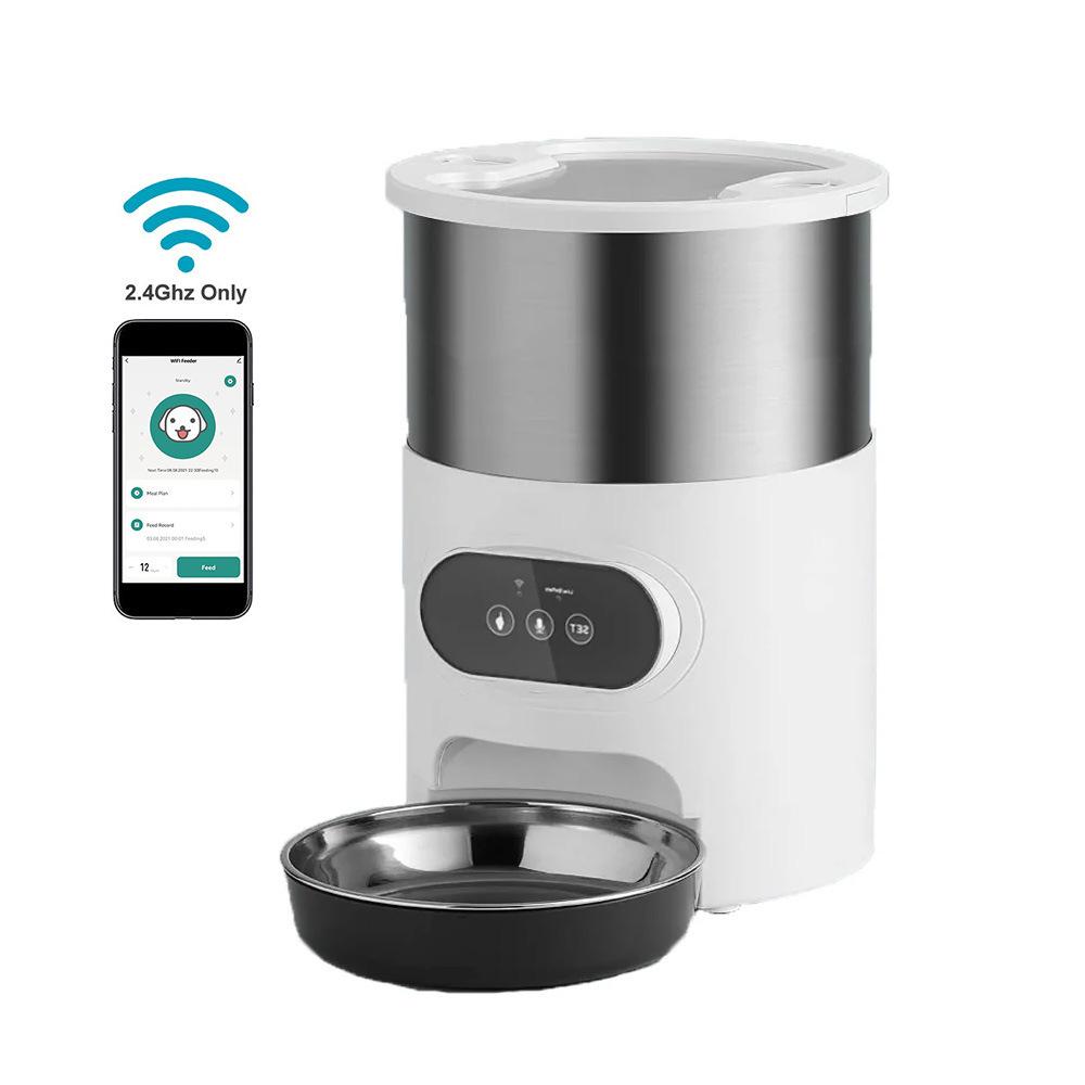 Smart Cat Feeder: Timed, Portion-Controlled, Voice Broadcast, Global Compatibility - Bestseller in EU, US, SEA