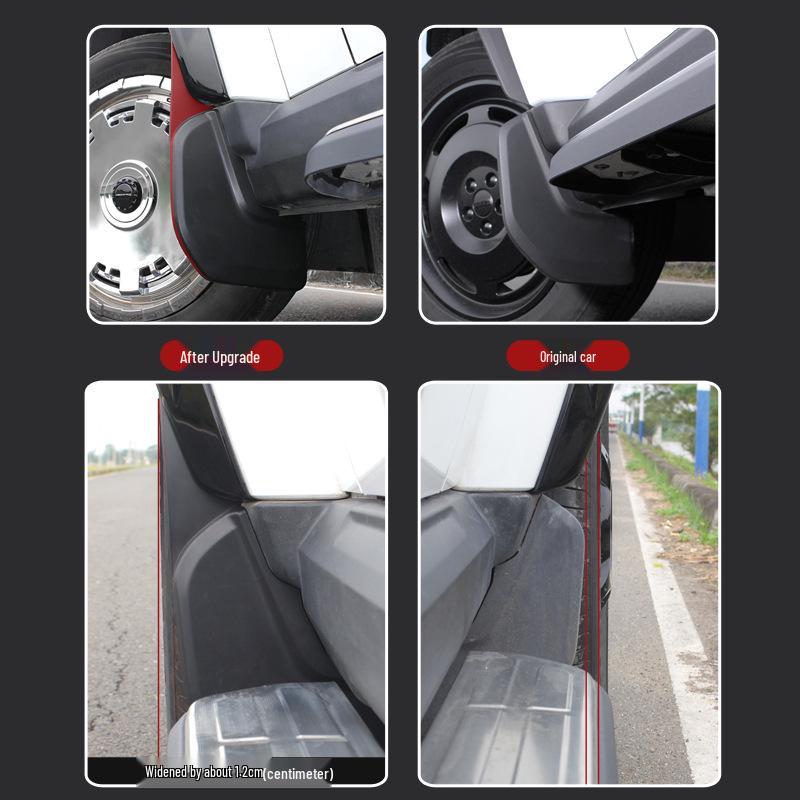Rear Bumper Fender Flares for Chery ICAR V2 - Rear Wheel Mud Flaps and Splash Guards