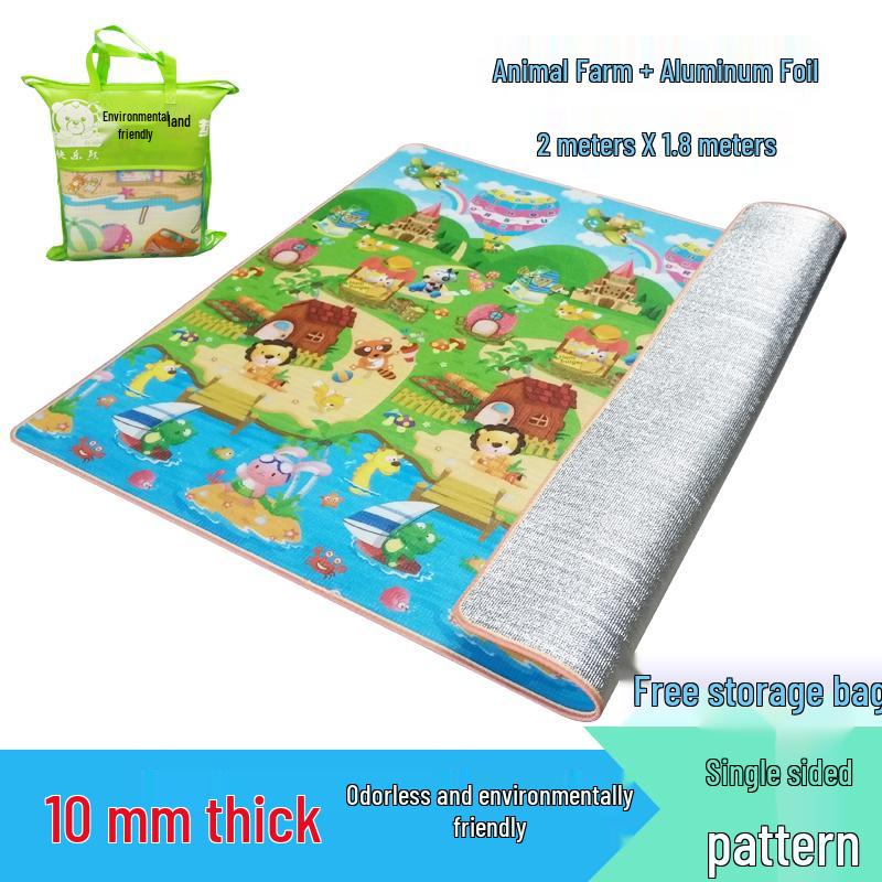 Enlarged Waterproof Outdoor Cartoon Picnic and Camping Mat - Foldable and Moisture-Proof