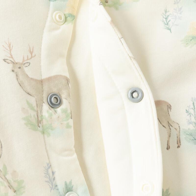 DAVE & BELLA Unisex Baby Antibacterial Quilted Romper