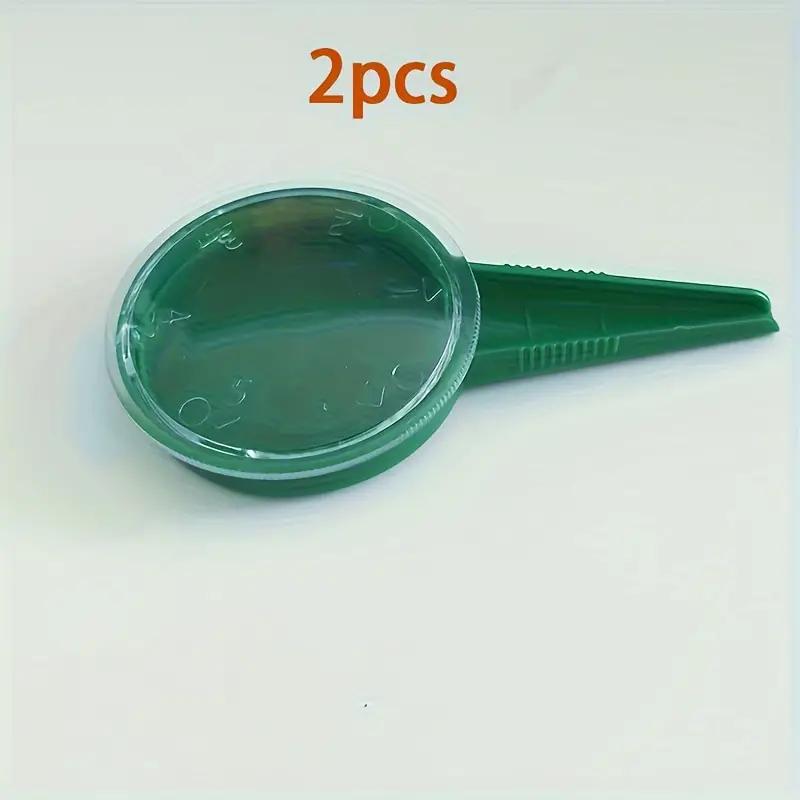 1pc Gardening Tool Seeder Seed Dispenser Sower Spreaders Planter Flower Seeder Tool Hand Held Plastic Green For Gardening Sowing