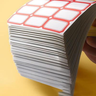Self-Adhesive Name & Price Label Stickers