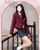 JIURUN Lolita Uniform Korean Skirt with Lined Department Store Lolita Pleated Gothic Plus Sizes Perfect for Graduations 5-Piece Set, Style, Blazer,