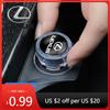 AEGHT1 Interior Stickers Car Cigarette Lighter Dust Cover Auto Accessories For Lexus F SPORT ES RX NX LS UX LM LX GX LC RZ IS CT
