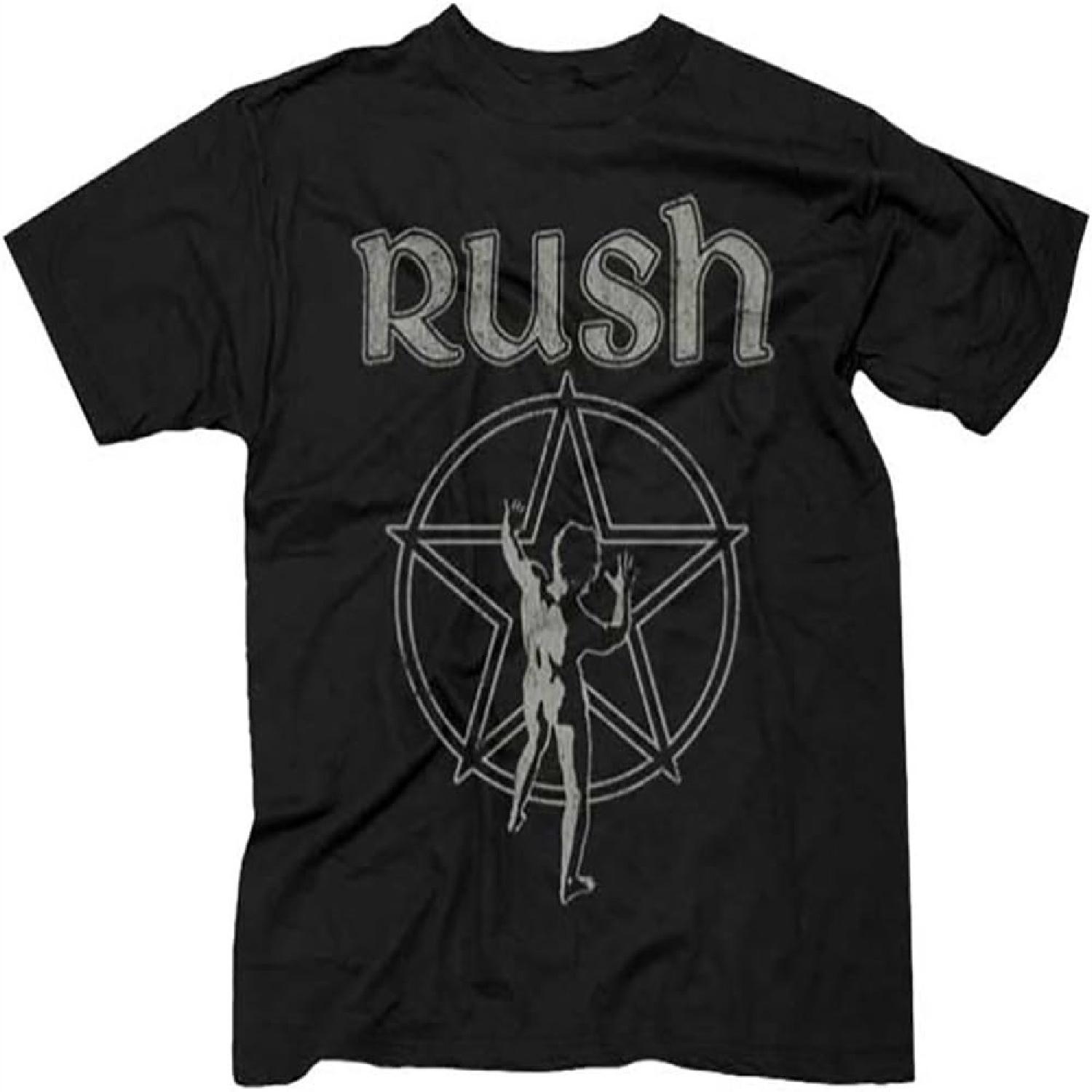 Rush - Vintage Starman - Men s T Shirt Black (Medium) S чёрный
