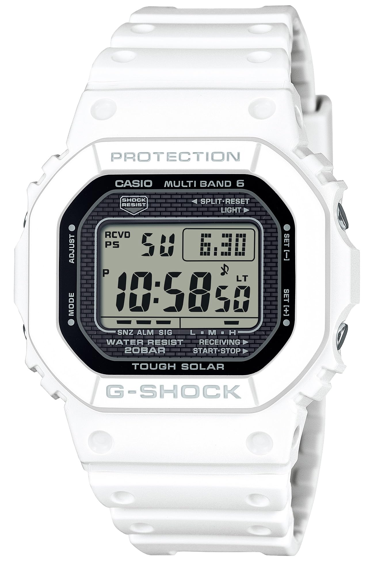 

наручные часы Радио солнечная биомасса пластик Белый [Casio] G-Shock [] GW-5000HS-7JF Мужские
