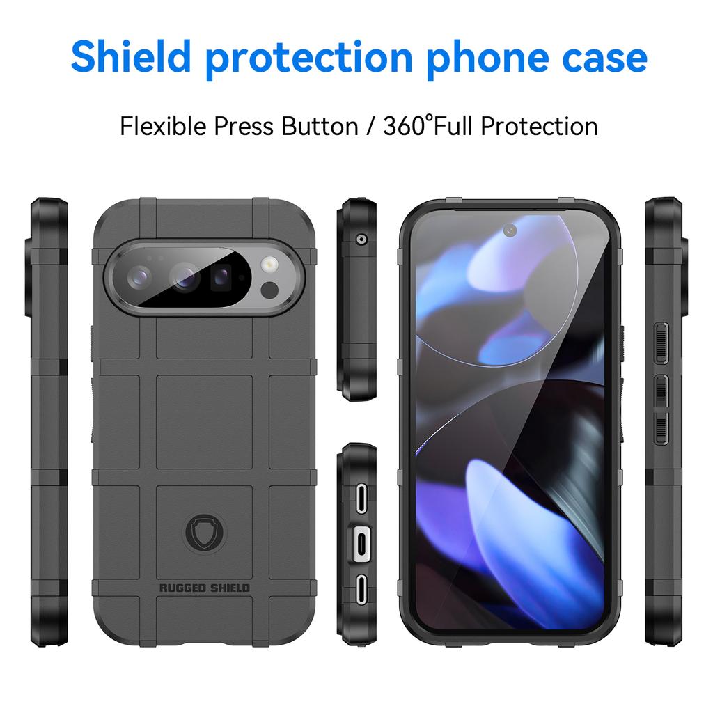 For Google Pixel 10/10 Pro Case Grid Design Soft TPU Scratch-Proof Phone Cover
