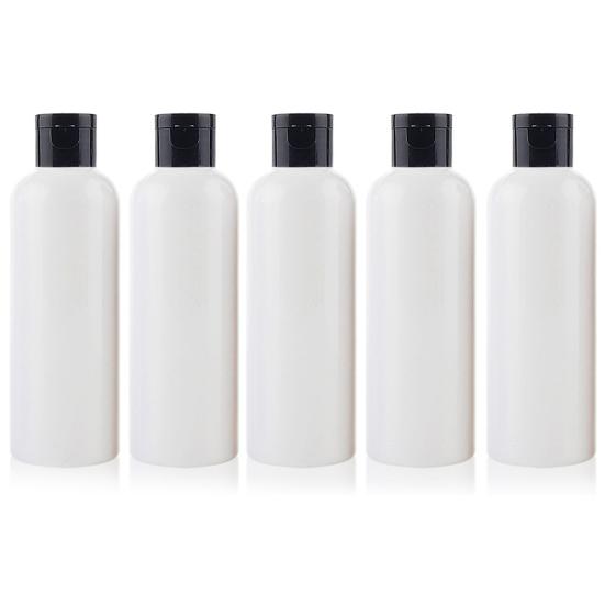 5Pcs Travel Lotion Dispenser Leak-proof Portable Lotion Container Refillable Plastic Empty Bottle for Cosmetic Lotion Essential Oil Facial
