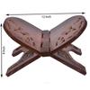 Wood Classical Youth Hand-Crafted Wooden Book Stand/Holder ( Rose-Wood, 15 Inches )