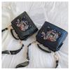 Women's 2022 Retro Embroidered Wide Strap Shoulder Bag - National Style Crossbody with Large Capacity