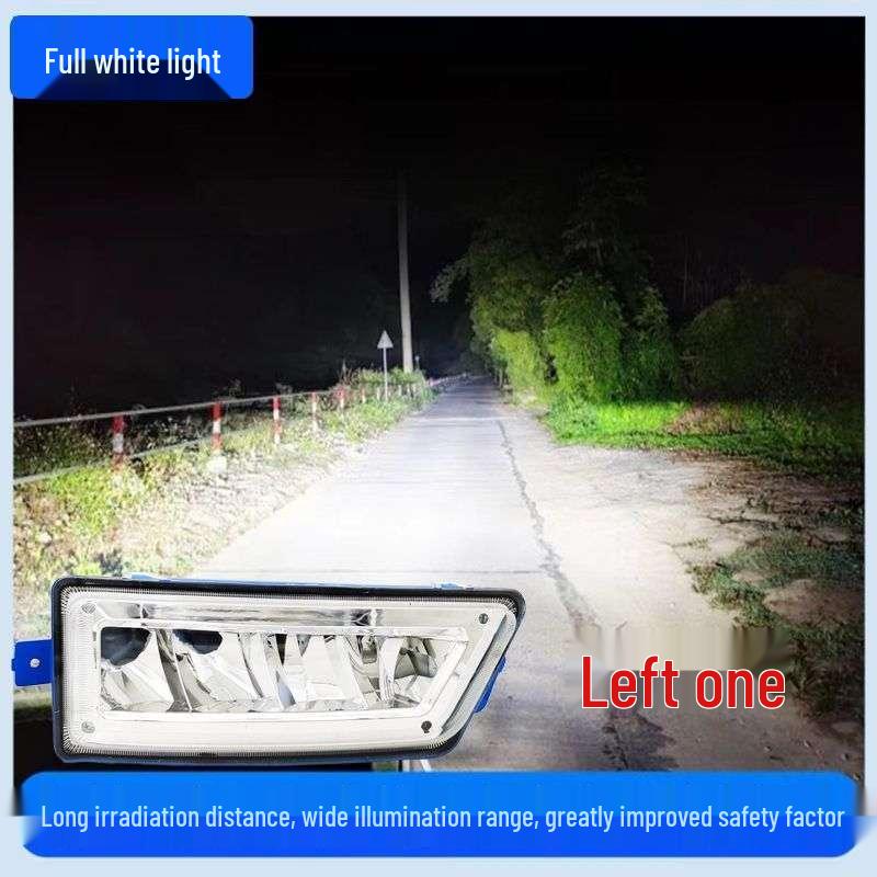 FAW J6L Elite Edition LED Front Fog Light Assembly: Ultra Bright, Aluminum Shell, Premium Edition for Dump Truck Modification.