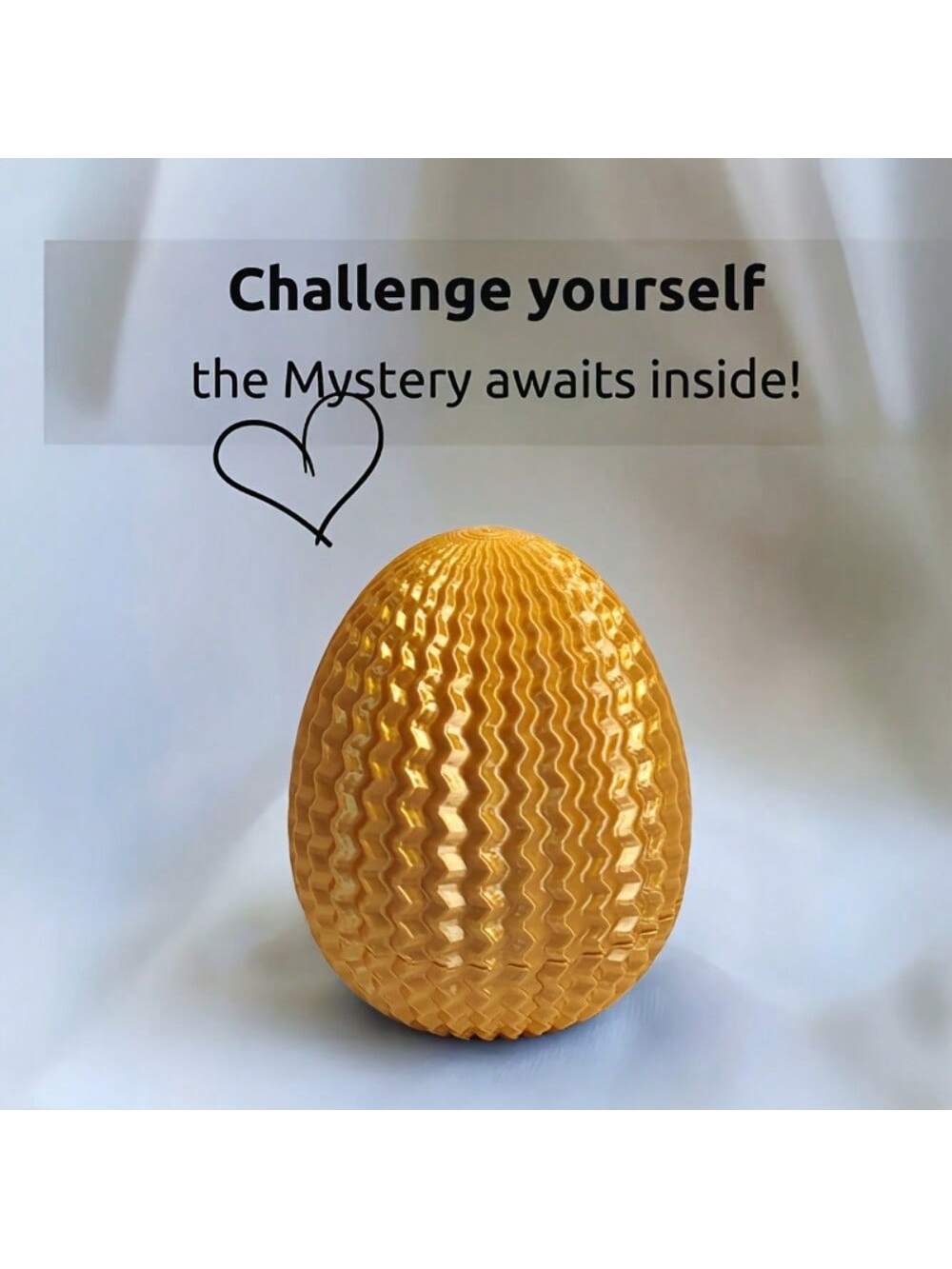 

Creative Money Puzzle Gift Box, Perfect Choice for Birthday Gifts, Easter Unique Surprise Egg Decoration, Party Celebration золотий