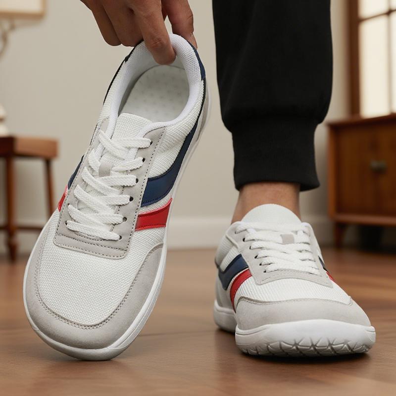 Nuove Scarpe Barefoot a Punta Larga Leggere Traspiranti Sneakers Barefoot Estive per Esterno Rilassamento Ottimale Scarpe Casual da Passeggio