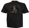 Spiral - BONE FINGER (Unisex Black Short Sleeve T-Shirts) Ex Ex Large