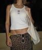 MOODBETTER Long Satin Skirt Leopard