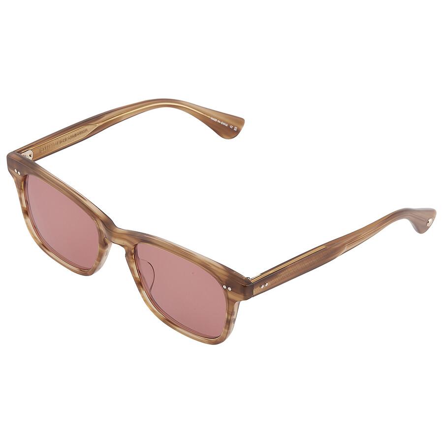 Garrett Leight Torrey Sun Lilac Square Unisex Sunglasses 2148 Pat Li 51