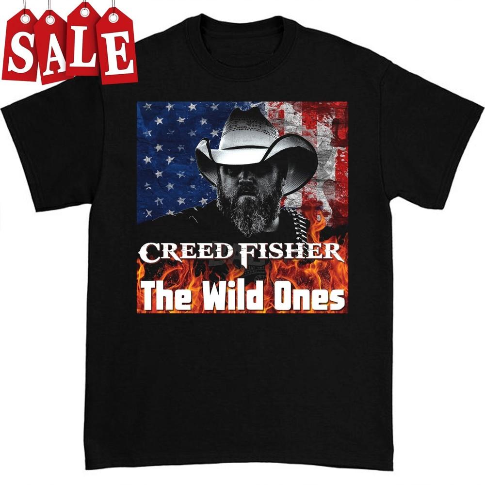 Popular Creed Fisher Singer Short Sleeve Men S235XL Tee BL1.64 Unisex T-Shirt S