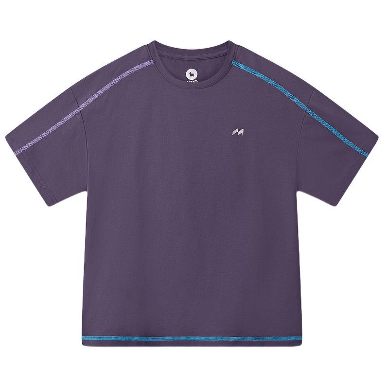 MQD Boys  Moisture-Wicking Quick-Dry Solid Short Sleeve T-Shirt 130cm