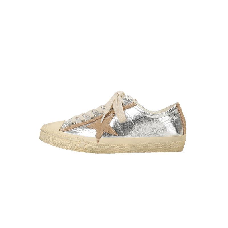 Mãe uva mesmo celebridade da internet retrô sapatos sujos casuais estrelas antigas sapatos sujos pequenos sapatos de lona versátil para mulheres sapatos de plataforma