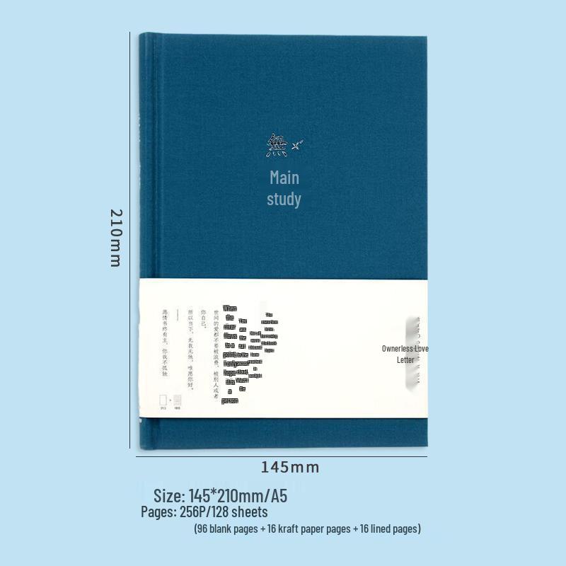 Qinghe Ji Qixi Valentine s Day Love Letter Journal with Ins Cloth Cover - DIY Student Notebook