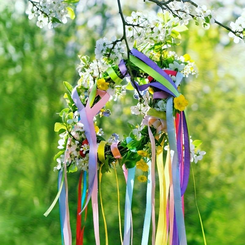 20/10pcs Elegant Ribbon, Gift Wrapping Tape and Party Decorations - For DIY Crafts, Balloon Arrangements, and Festive Decoration