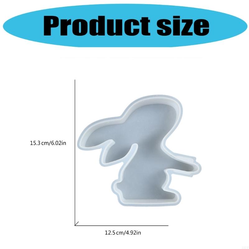 Hydroponic Vase Mold Silicone Mould For Easter Rabbits Themed Crafts And Home Office Desktop Decoration Making Supply