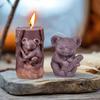 Pinecone Koala Stump Candle Mold Silicone Resin Mold Squirrel Candle Mould  Home Decor