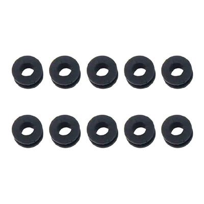 10x Rubber Side Cover Grommets Upper Tail Lower Middle Fairings Rings Nuts