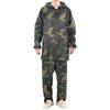Combinaison de pluie avec capuche 2 pcs Hommes Camouflage XL
