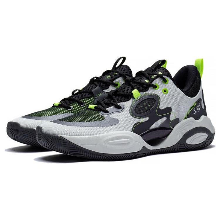 Li Ning Wade Allday Durable Breathable Low Top Basketball Shoes Men Sneakers Gray ABPT007-1