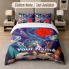 Alex Warren 3Pcs Bedding Set, Personalized Custom Name Text, 1 Duvet Cover & 2 Pillowcases For Bedroom