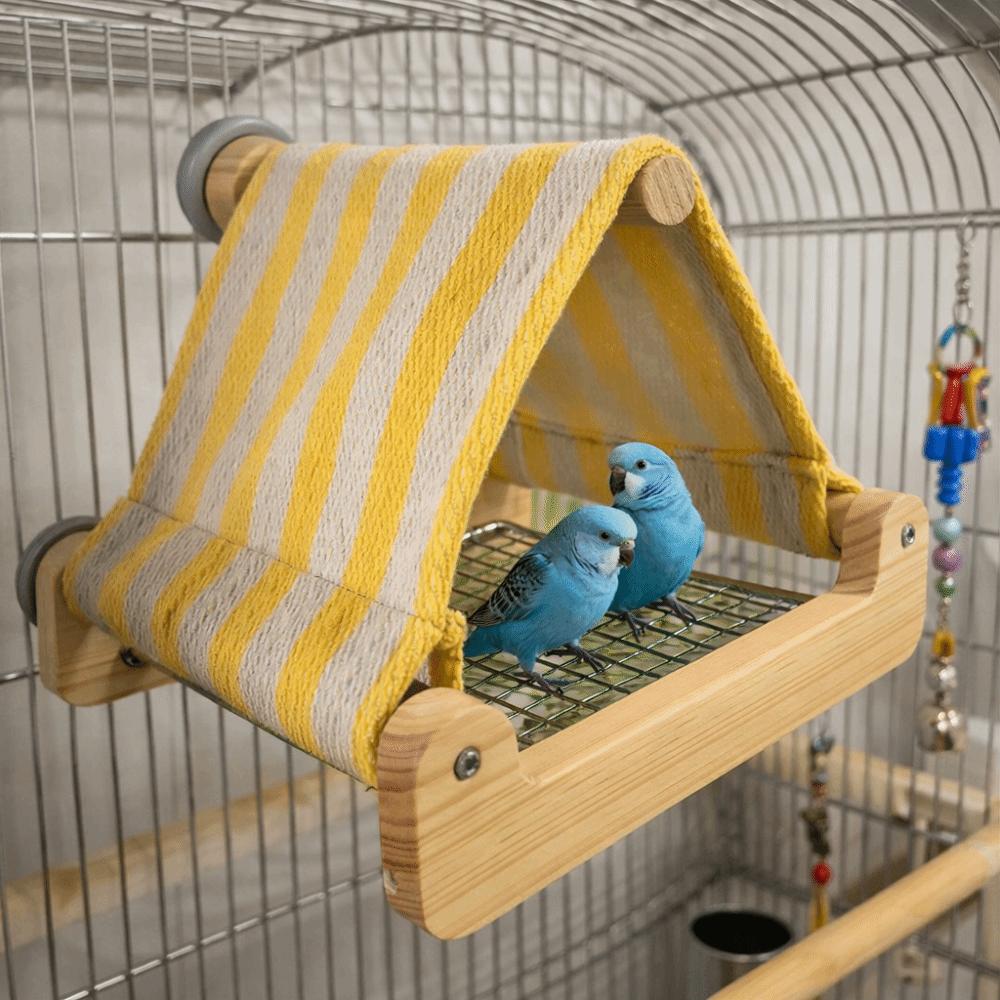 Breathable Bird Shelter Hanging Hanging Hammock Multi Functions Bird Nest House  Cage Accessories