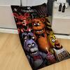 New FNAF Movie Game Anime Beach Swimming Towel Soft Absorbent Washcloth Children's Gifts for Kids Travel Camping Gym