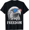 July Flag Eagle Vintage Freedom Design Vintage Flag Unisex T-Shirt