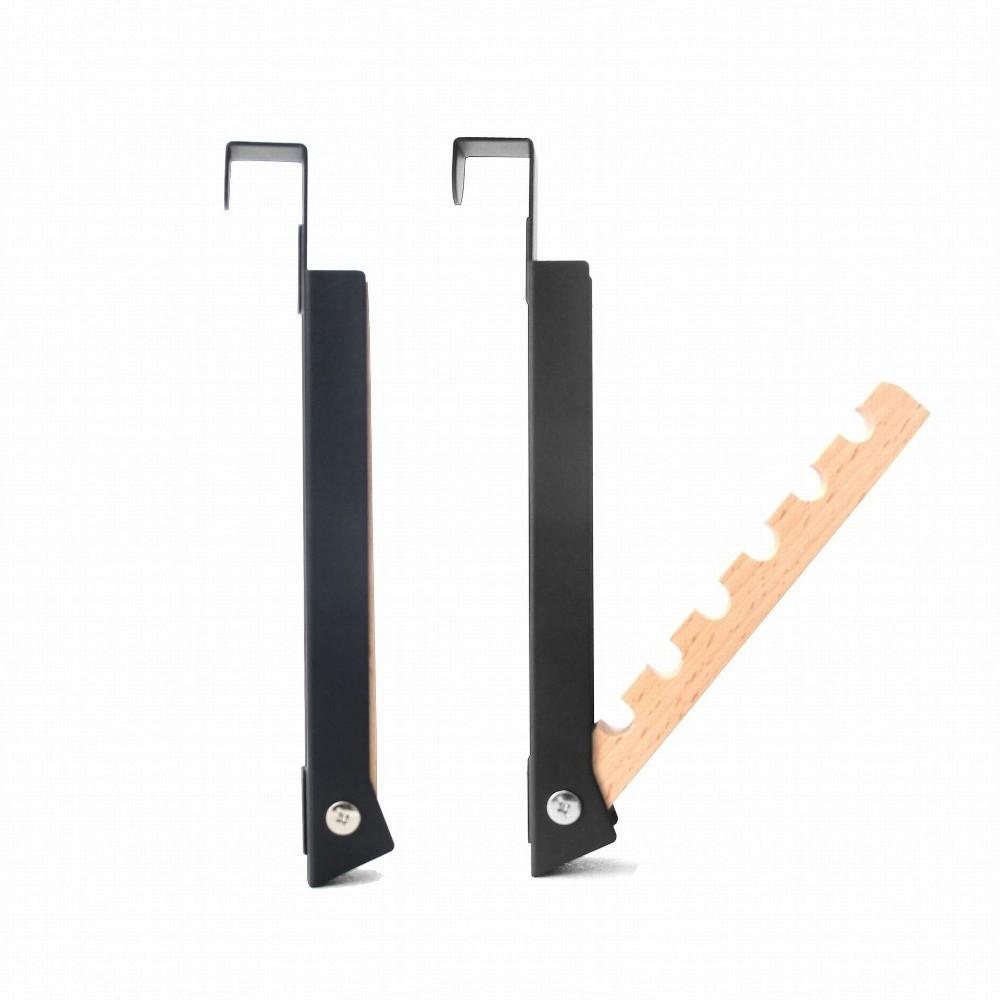 Wooden Over The Door Hanger 6 Slots Hanging Coat Rack New Clothes Drying Rack  for Travel